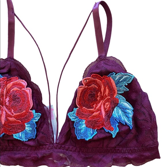 Victoria Secret Bralette with Rose Embroidery - Picture 4 of 10